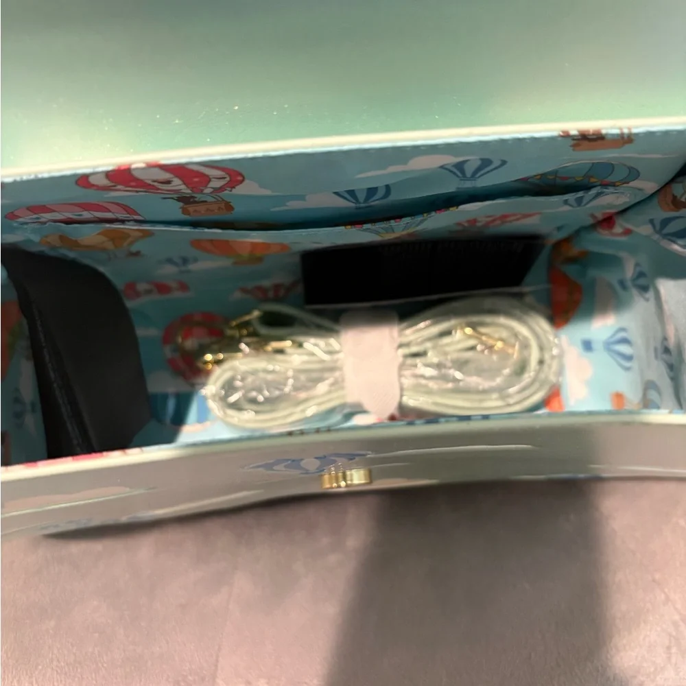 Loungefly Pastel Pink & Light Blue Hot Air Balloon Top-Handle Satchel